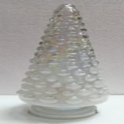 GLASS LUSTER MILKY DOTTED TREE